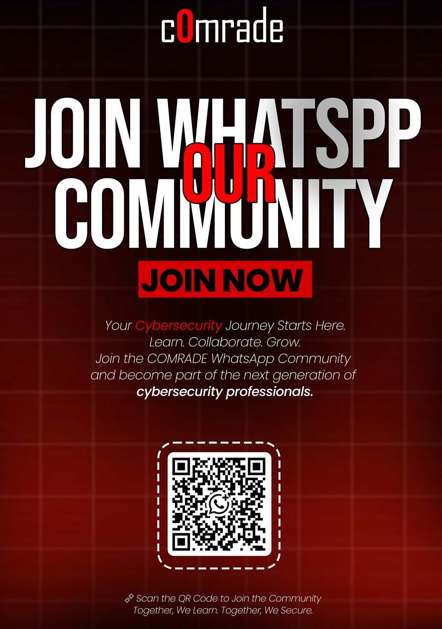 cOmrade WhatsApp Community