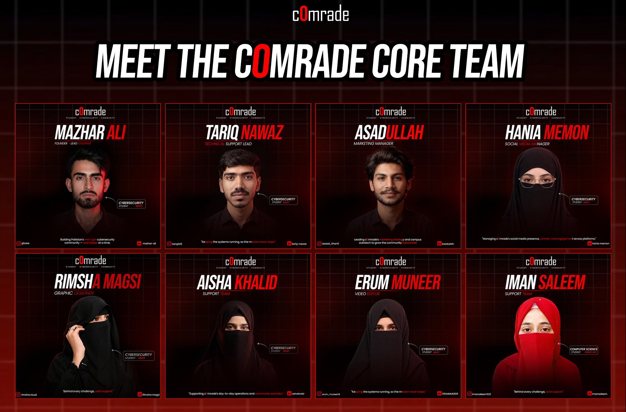 Meet the cOmrade Core Team